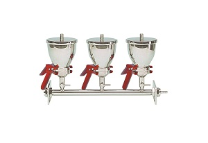 10445835 - Whatman™ AS310/3 Üç İstasyonlu Vakum Filtrasyon Sistemi, Paslanmaz Çelik, Hızlı Kapatma Kelepçeli, 500 mL (1 Adet/Paket)