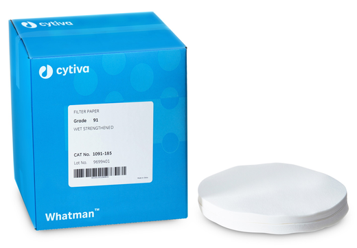 1091-930 - Whatman™ Grade 91 Islak Dayanımlı Kalitatif Filtre Kağıdı, Levha, 58 × 58 cm (500 Adet/Paket)