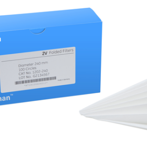 1202-125- Whatman™ Grade 2V Kalitatif Filtre Kağıdı, Önceden Katlanmış, 125 mm Dairesel (100 Adet/Paket)