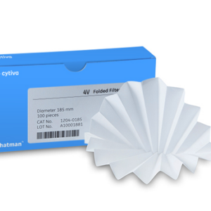 1204-0185 - Whatman™ Grade 4V Kalitatif Filtre Kağıdı, Önceden Katlanmış, 185 mm Dairesel (100 Adet/Paket)