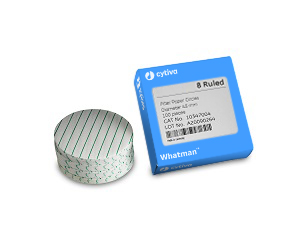 10347033 - Whatman™ Grade 8 Çizgili Filtre Kağıdı, 75 mm Dairesel (100 Adet/Paket)