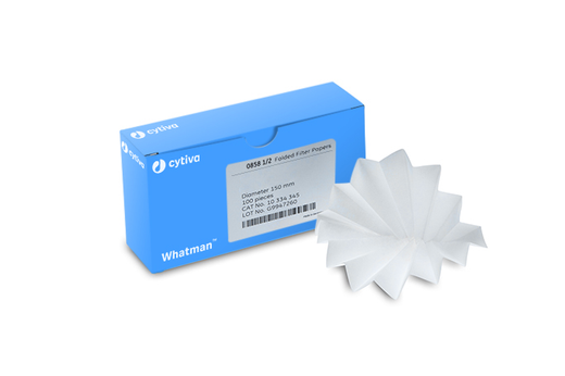 10334345 - Whatman™ Grade 0858 ½ Kalitatif Filtre Kağıdı, Önceden Katlanmış, 150 mm Dairesel (100 Adet/Paket) 10334345 - Whatman™ Grade 0858 ½ Kalitatif Filtre Kağıdı, Önceden Katlanmış, 150 mm Dairesel (100 Adet/Paket)