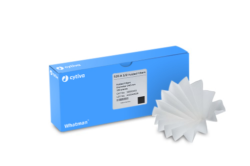 10331451 - Whatman™ Grade 520 a ½ Kalitatif Filtre Kağıdı, Önceden Katlanmış, 240 mm Dairesel (100 Adet/Paket) 10331451 - Whatman™ Grade 520 a ½ Kalitatif Filtre Kağıdı, Önceden Katlanmış, 240 mm Dairesel (100 Adet/Paket)