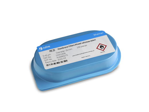 10400806 - ME 28 Karışık Selüloz Ester Membran Filtre, Düz, 1,2 µm, 25 mm Dairesel (100 Adet/Paket)